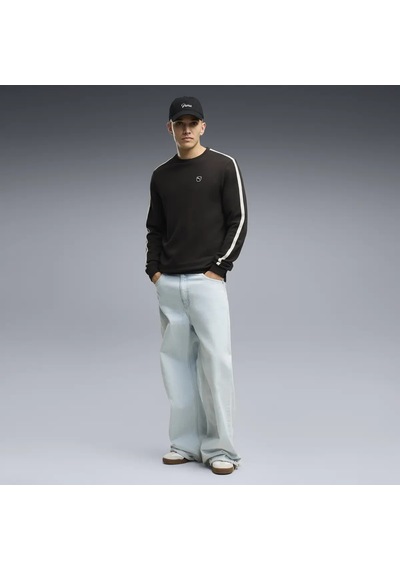 Puma Ess Elevated Crew Siyah Erkek Sweatshirt