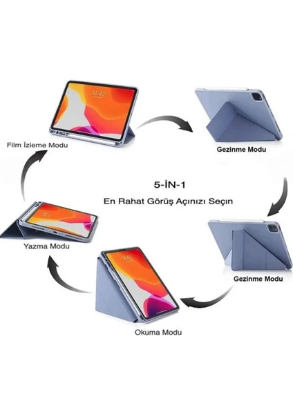 Xiaomi Pad 2 11 Inç 2025 Uyumlu Katlanabilir Kalemlikli Standlı Uyku Modlu Akıllı Tablet Kılıfı Arka Kapak Xiaomi Pad 2 11 Inç 2025 Uyumlu Katlanabilir Kalemlikli Standlı Uyku Modlu Akıllı Tablet Kılıfı Arka Kapak
