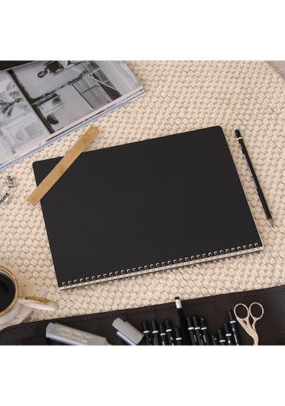 Tasarımlı 8 Cm X 12 Cm Ölçülerinde Çizgisiz 48 Yaprak Ahşap Kapaklı Defter Genel