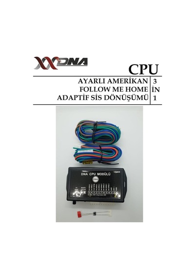 Cpu Modülü Ayarlı Amerikan Park Follow Me Ve Adaptif Sis Dönüşümü