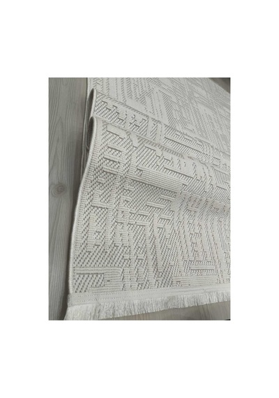 Denf Home İskandinav Sisal Loop Yumuşak Doku Özel Kesim Modern Salon Koridor Oturma Mutfak Halısı Kilim Yolluk Krem