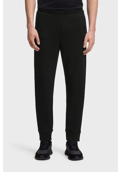 Boss Pamuklu Regular Fit Lastikl Paça Jogger Pantolon Erkek Pantolon 50566830 001 Siyah