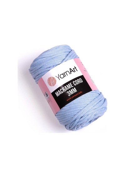 Yarnart El Örgü İpi Macrame Cord 3 Mm, 760, 2x500 Gr Çok Renkli
