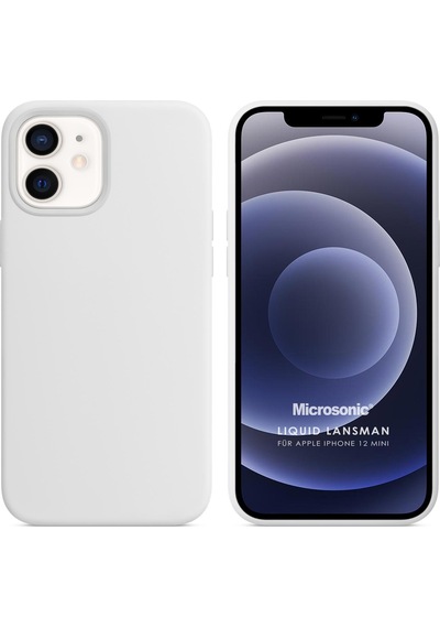 Microsonic Apple Uyumlu iPhone 12 Mini Kılıf Liquid Lansman Silikon