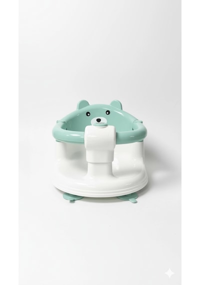 Vavbaby Önden Açılır Bebek Banyo & Bebek Mama Oturağı Mint Yeşili Mınt