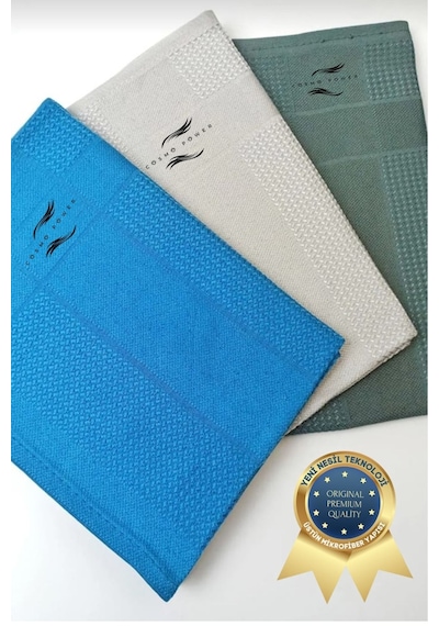 Mikrofiber Temizlik Bezi 6 Adet Cam Ayna Mutfak Banyo Bezi Tüm Yüzeylerde Iz Bırakmaz Gri