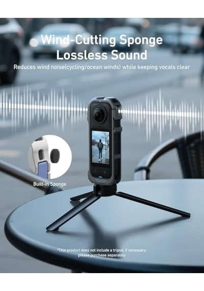 Insta360 X5 Utility Metal Çerçeve Metal Frame For Insta 360 X5 Insta360 X5 İçin Koruyucu Çerçeve