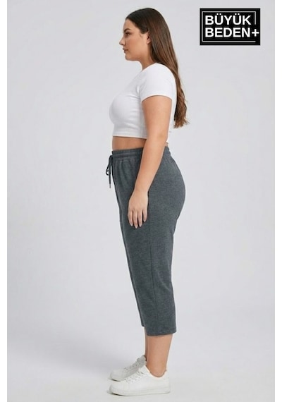 Süperlife Kadın Büyük Beden Şort 3xl-6xl Rahat Kesim Diz Altı Günlük Şort-spr26bsrk591 Füme Süperlife Kadın Büyük Beden Şort 3xl-6xl Rahat Kesim Diz Altı Günlük Şort-spr26bsrk591 Füme