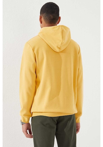 Tommy Life Hardal Kamuflaj Desen Baskılı Standart Kalıp Kapüşonlu Erkek Sweatshirt - 87884 HARDAL Tommy Life Hardal Kamuflaj Desen Baskılı Standart Kalıp Kapüşonlu Erkek Sweatshirt - 87884 HARDAL