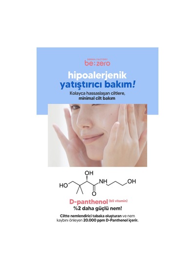 Derma Factory Guaiazulene İçeren Hassas Bakım Esansı Derma Factory Be Zero Essence 150ml