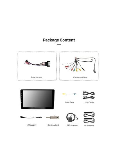 Ford Cmax 2007 Uyumlu Multimedya Navigasyon Usb Kamera Carplayer 6 Ram