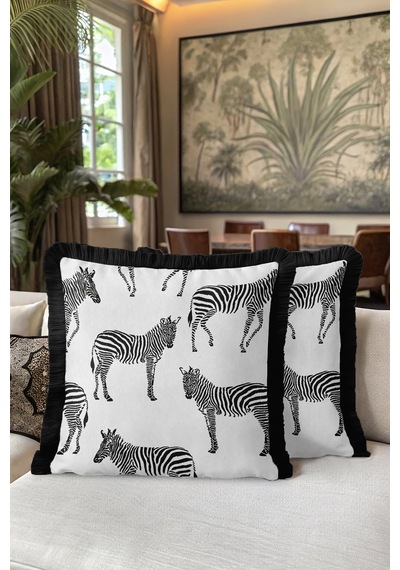 Vahşi Doğa Zebra Lüx Saçaklı Yastık Kılıfı-afrika Siyah Beyaz Modern Püsküllü Kırlent Kılıfı Adaçayı Zeytin Yeşili Vahşi Doğa Zebra Lüx Saçaklı Yastık Kılıfı-afrika Siyah Beyaz Modern Püsküllü Kırlent Kılıfı Adaçayı Zeytin Yeşili