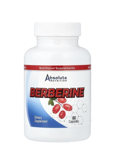 Absolute Nutrition, Berberine, 60 Capsules 600 Mg Per Capsule Aromasız