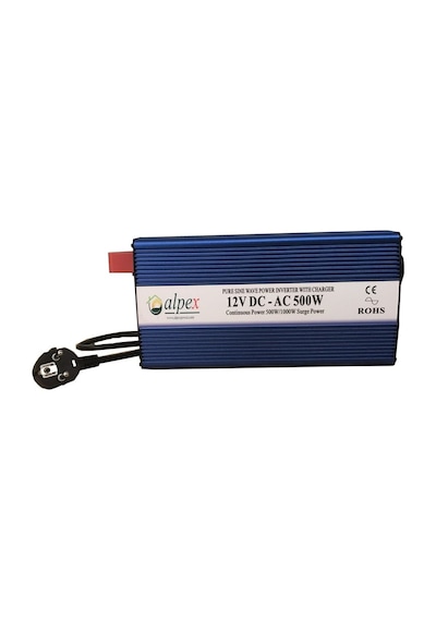 Alpex 500 Watt UPS (Şebeke Şarjlı) Tam Sinüs İnverter