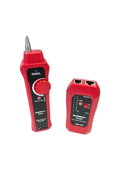 Wellhise Wh682 Çantalı Kablo Bulucu Kablo Test Cihazı Bilibili Wire Tracker