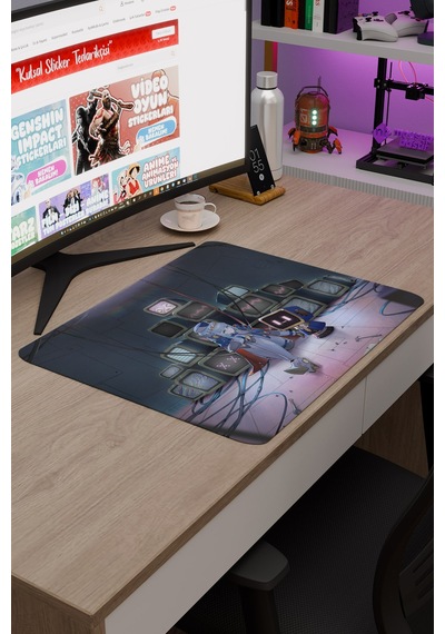 Ineffa Genshin Impact Anime Oyuncu V2 - 48x40 Xl Gaming Mouse Pad Fare Altlığı