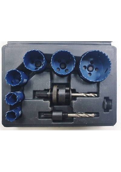 Bsn Bi-metal Delik Delme Panç Takımı - 9 Parça 19-57 Mm
