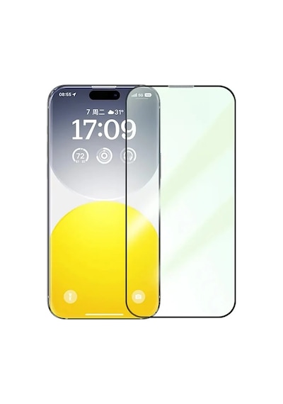 Baseus Corning İphone 15 Plus Full Koruma Eye-protection Tempered Cam Ekran Koruyucu- 5775 Mh-hs2483-9447