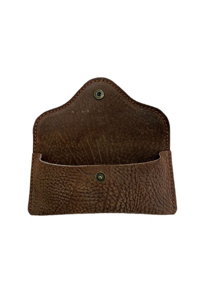 Ln Leather Gerçek Deri Gözlük Kılıfı Kahverengi
