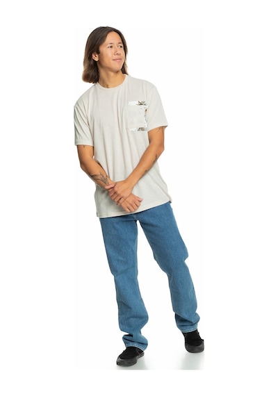 Quiksilver Behind Wave Erkek Tişört Eqykt04336-11492-krem