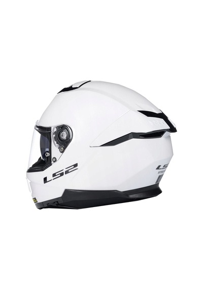 Kapalı Kask Ls2 Stream 2 Beyaz Vizörlü M