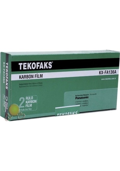 Panasonic Tekofaks Kx-Fa136A 2 Rulo Karbon Film