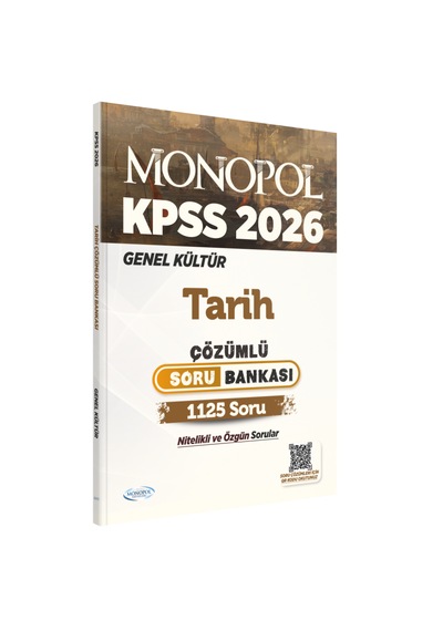 2026 Kpss Tarih Çözümlü Soru Bankası Monopol Yayınları
