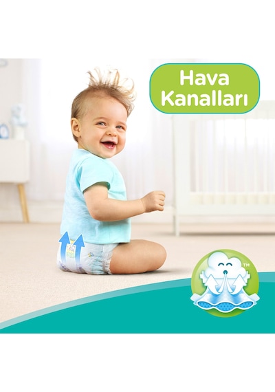 Prima Aktif Bebek 3 Beden Midi Bebek Bezi 62 Adet