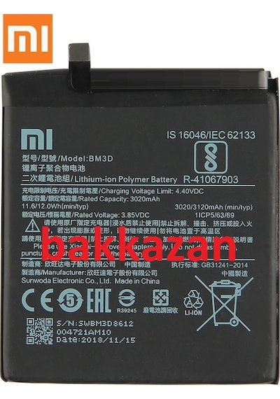 Xiaomi 8 Se Mı8 Se M8 Se Bm3D Batarya Pil