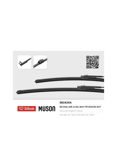Sılecek Supurgesı 600 / 500mm Muz Tıp Bmw X5 03 07 X6 05 08 - 9090927750431