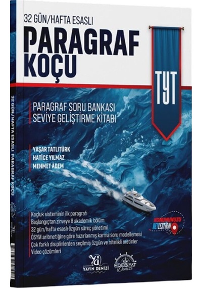 Edebiyat Denizi Tyt Paragraf Koçu Soru Bankası