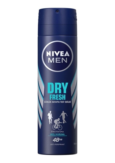 Nıvea Men Dry Fresh Sprey 150 Ml X 5 Adet