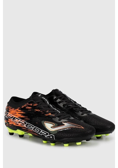Joma Supercopa 2301 Sups2301fg Black Coral Fırm Ground Siyah/turuncu Erkek Krampon