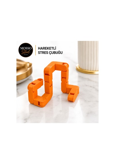 Hareketli Stres Çubuğu Katlanabilir Fidget Oyuncak Dönüşebilen Hareketli Stres Çubuğu