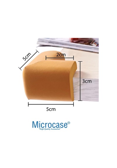 Microcase 3m Yapıştırmalı Sünger Bebek Ve Çocuk Köşe Kenar Koruyucu 10in1 Set - Al5235 Siyah Genel