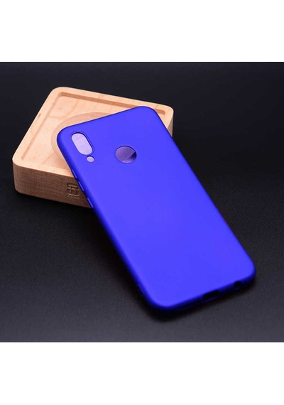 Huawei P20 Lite Kılıf Zore Premier Silikon Kapak Saks Mavi