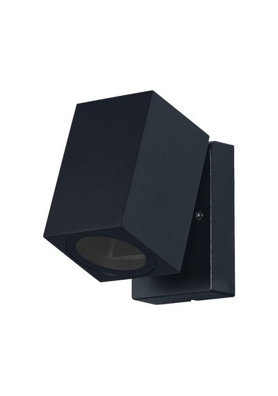 Endura Cube Ayarlanabilir Dış Mekan Aplik, Gu10 Duylu, Ip44 Suya Dayanıklı Siyah