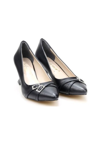 Papuçcity Blnr 03167 6 Cm Topuklu Kadın Stiletto Ayakkabı siyah