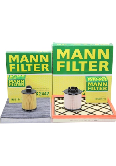 Opel Astra J 1.3 Dizel Motor Periyodik Bakım Filtre Seti Mann Marka Man-015