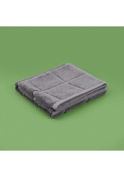 Soft Kareli Ayak Havlusu - Antrasit - 50x70 Cm Renkli