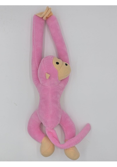 Süs Peluş Maskot Maymun Pembe