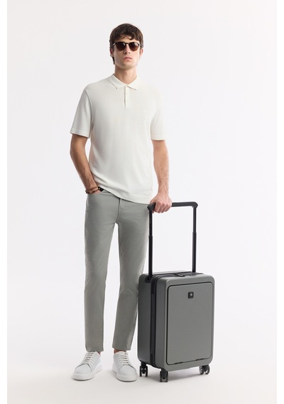 Avva Erkek Açık Haki Klasik Bel Soft Touch Pamuklu Slim Fit Pantolon B003038