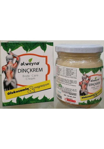 2 Adet Alweyna Dinç Krem Glukozamin ve Magnezyum Kremi 500 ML