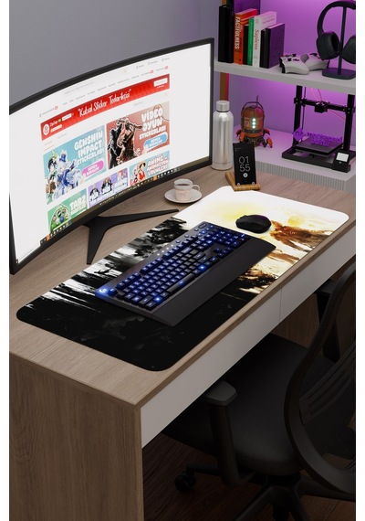 Dying Light Kaymaz Dikişli Kauçuk Oyuncu Mousepad V1 - 90x40 Xxl Gaming Mouse Pad Fare Altlığı