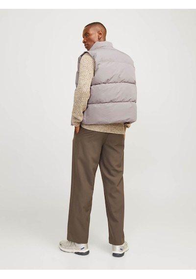 Jack & Jones Erkek Yelek Bej 12256981jjebradley Bodywarmer Sn 25kw21000489 W21204