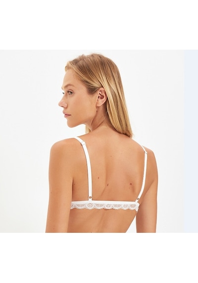 Deep Secret Mavi Ekru Dantel Bralet Ds200461br 001