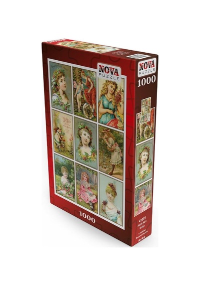 Nova 1000 Parça Antik Kart Kolajı Puzzle