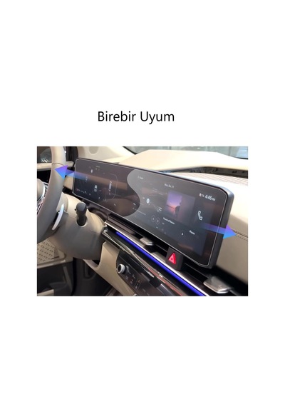 Kia Ev9 Mat Ekran Koruyucu Multimedya Ve Dijital Gösterge ' Sadece Ekran Koruyucu