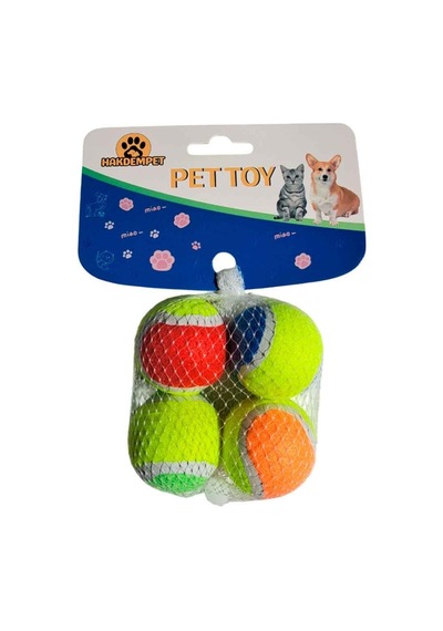 Pep Prety Köpek Oyuncağı Küçük Tenis Topu 4 Lü