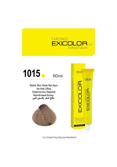 Exicolor 1015 Ekstra Buz Viyole Sarı Açıcı